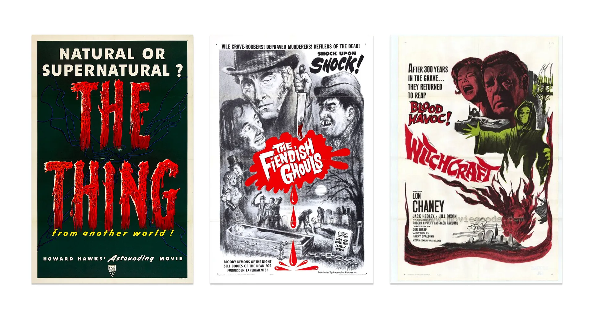 Обложки классических хорроров