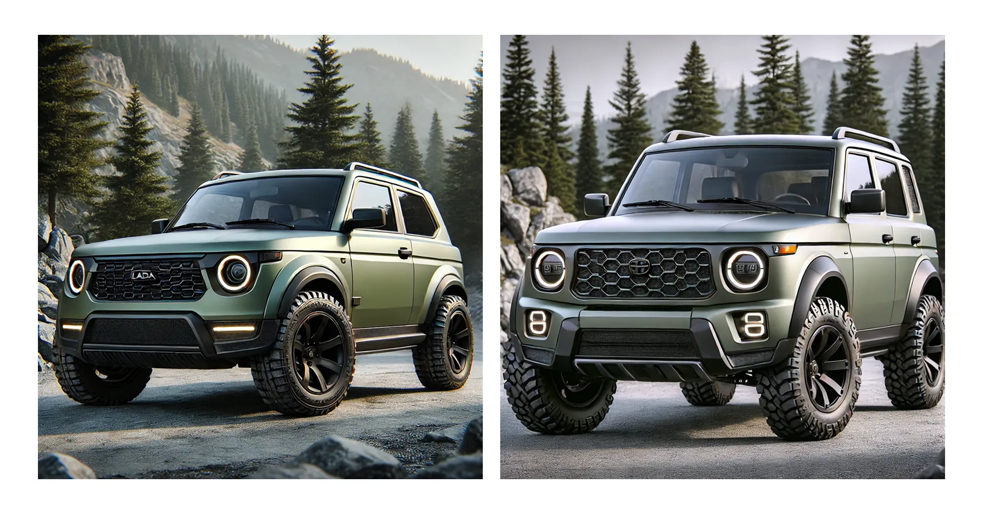 Лада нива DALLE