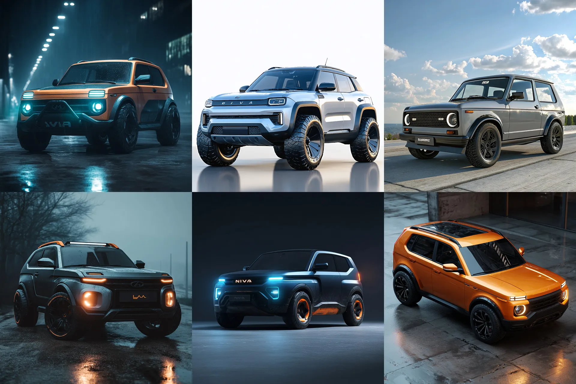 Новый дизайн лада нива