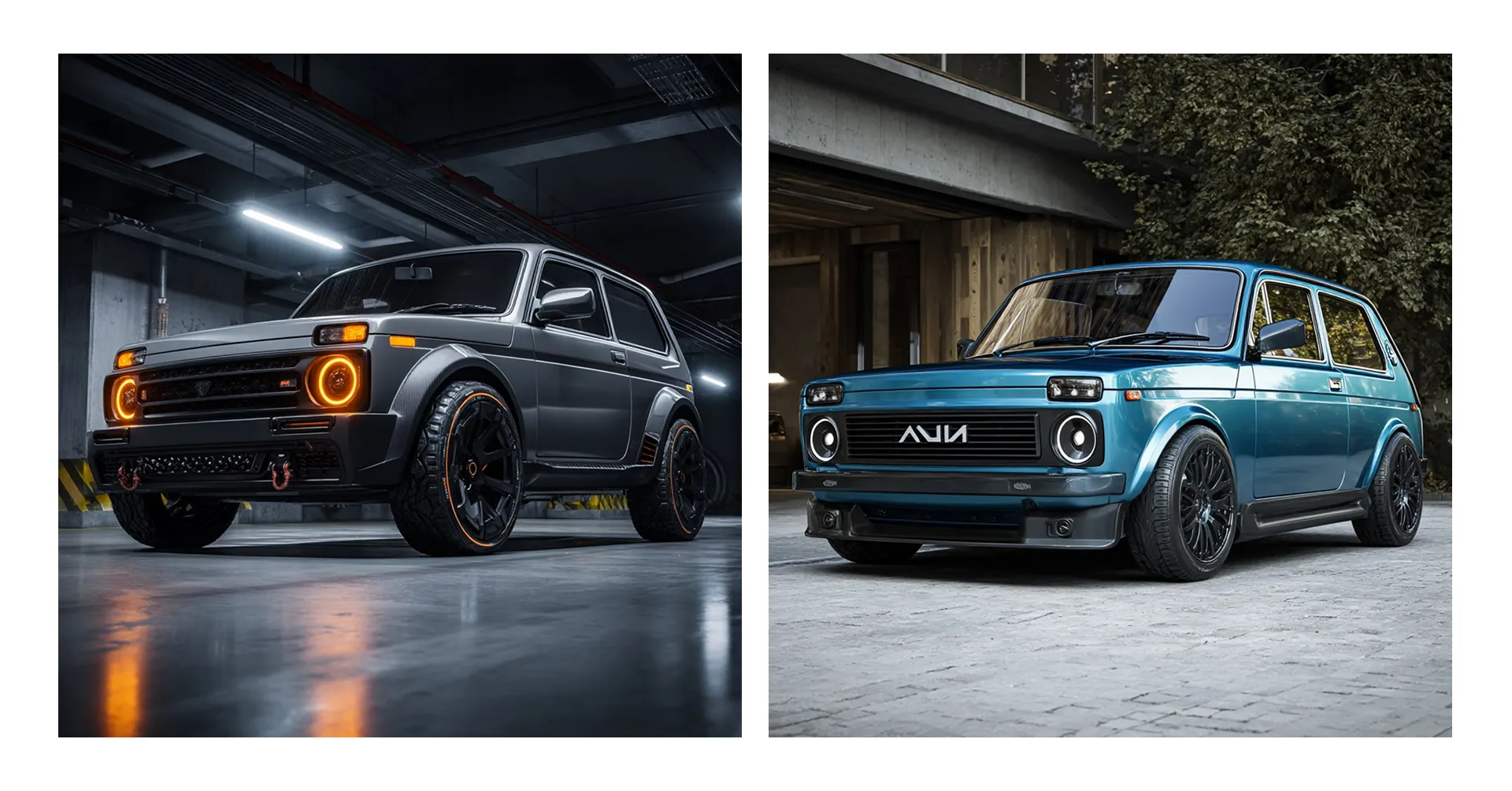 Лада нива тюнинг Midjourney