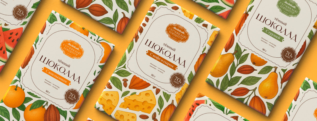 Дизайн упаковки шоколада