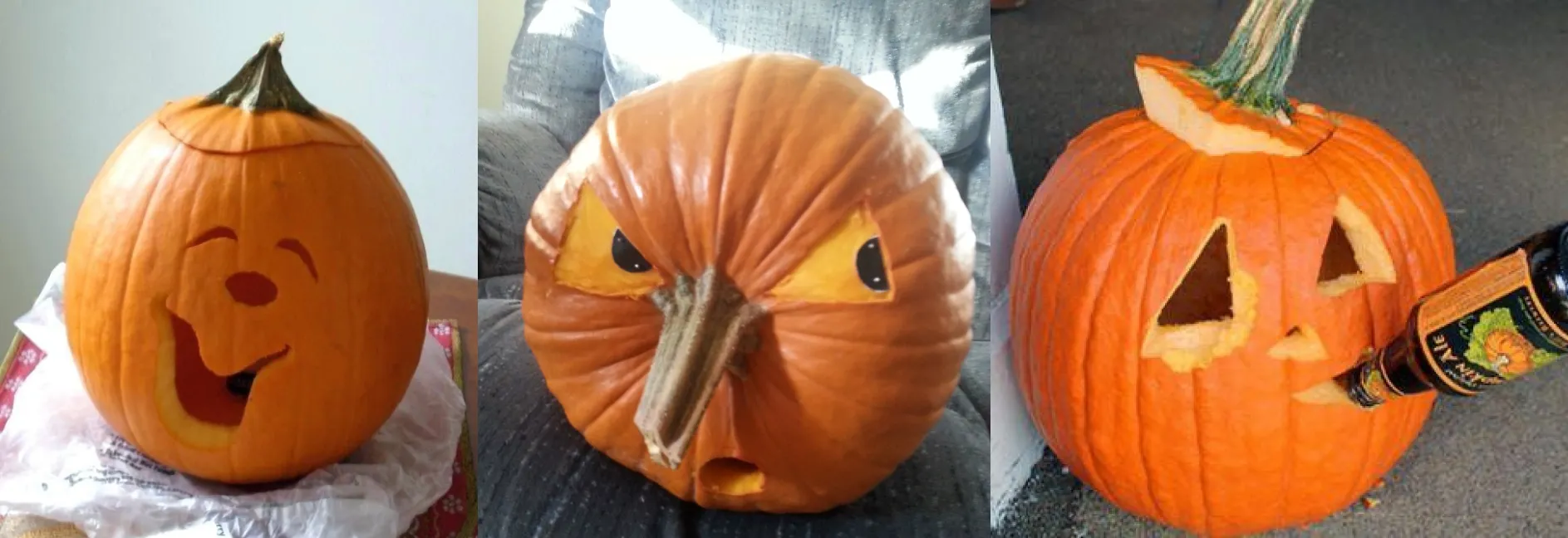 Смешные тыквы на Хэллоуин