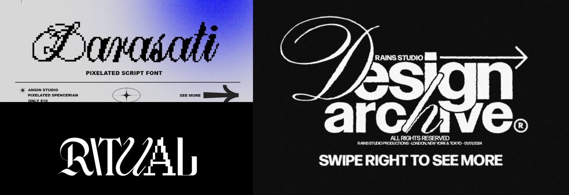 Примеры цифрового леттеринга